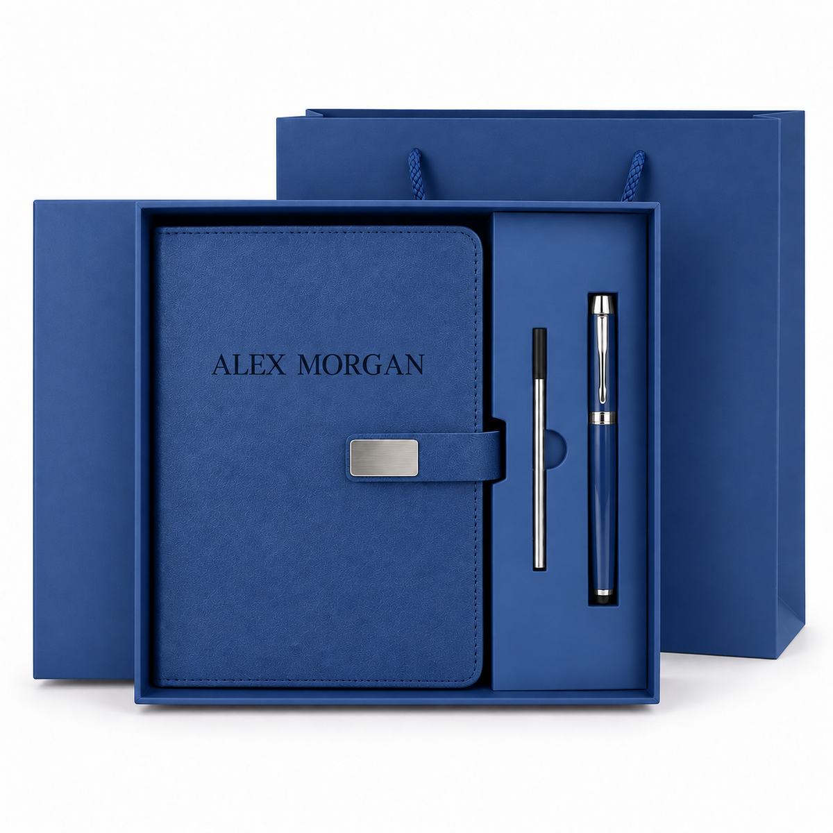 Personalized A5 Notebook Gift Set – Custom Name or Initials
