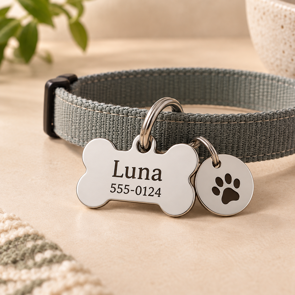 Engraved Pet ID Tag