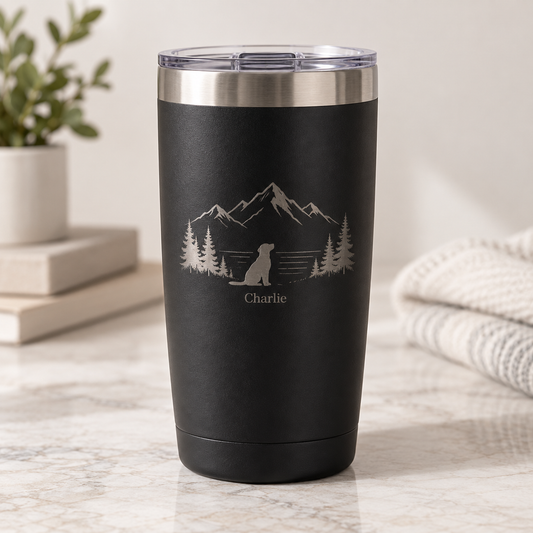 Laser Engraved Custom Tumbler